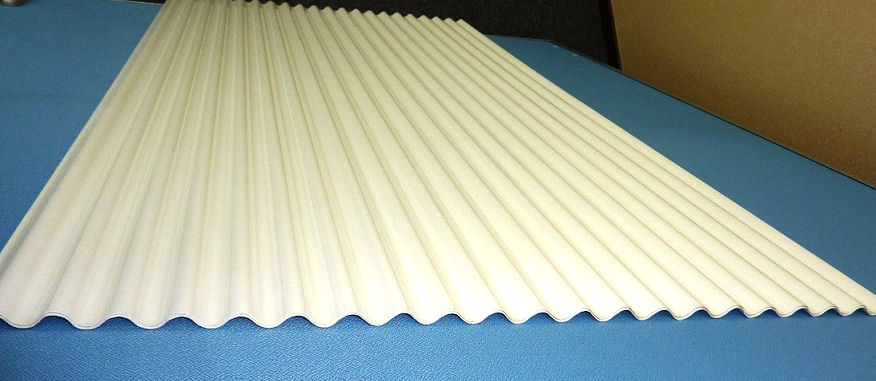 タキロン　塩ビ畜産波板　０．８ｍｍ　骨白　９尺　九州のみ