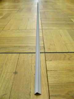 光モール　フロアー材用のＲアングル　シルバー　２０００ＭＭ　ＮＯ．１４８６