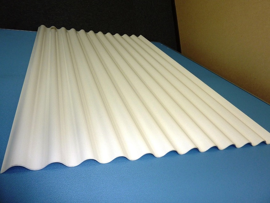 タキロン　塩ビ畜産波板　Ｍ波　１．０ｍｍ　骨白　１０尺　九州のみ