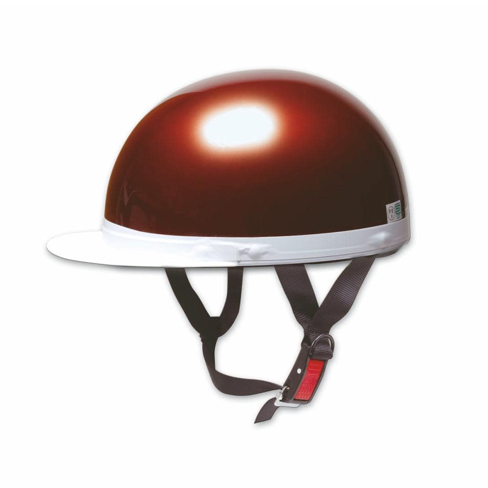 白ツバ半キャップ　ＰＳ－ＨＣ００１　Ｃ＆ＲＥＤ　キャンディーレッド