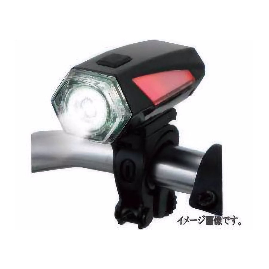 你的品牌名セレクト　ＬＥＤサイクルライト　０．５Ｗ　ブラック