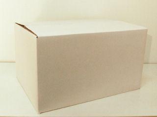 段ボール　ＮＯ．１２　白　幅３９０×奥行２９０×高さ２３０