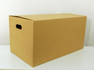段ボール　ＮＯ．２３　取手付　幅６００×奥行３５０×高さ３２０