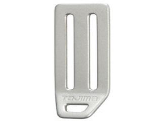 タジマ（ＴＪＭデザイン）　Ｌ型Ｄ環止め　アルミ２穴シルバー　ＴＡ－ＬＡＤ２ＳＩ