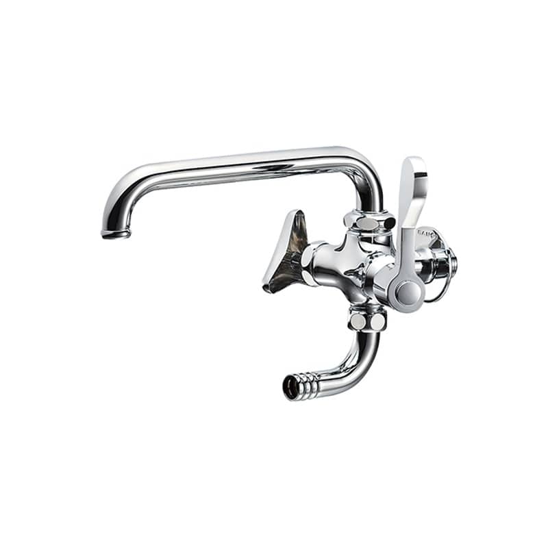 ＳＡＮＥＩ（サンエイ）　レバー式二口横形自在水栓　９０度開閉　Ｅ２３１０－１３