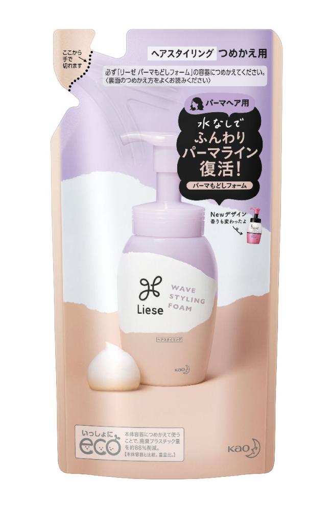 花王　リーゼ　パーマもどしフォーム　詰め替え　１８０ｍ