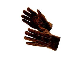 オイルブラウン牛床革背縫い　Ｌ寸　４４５－Ｌ