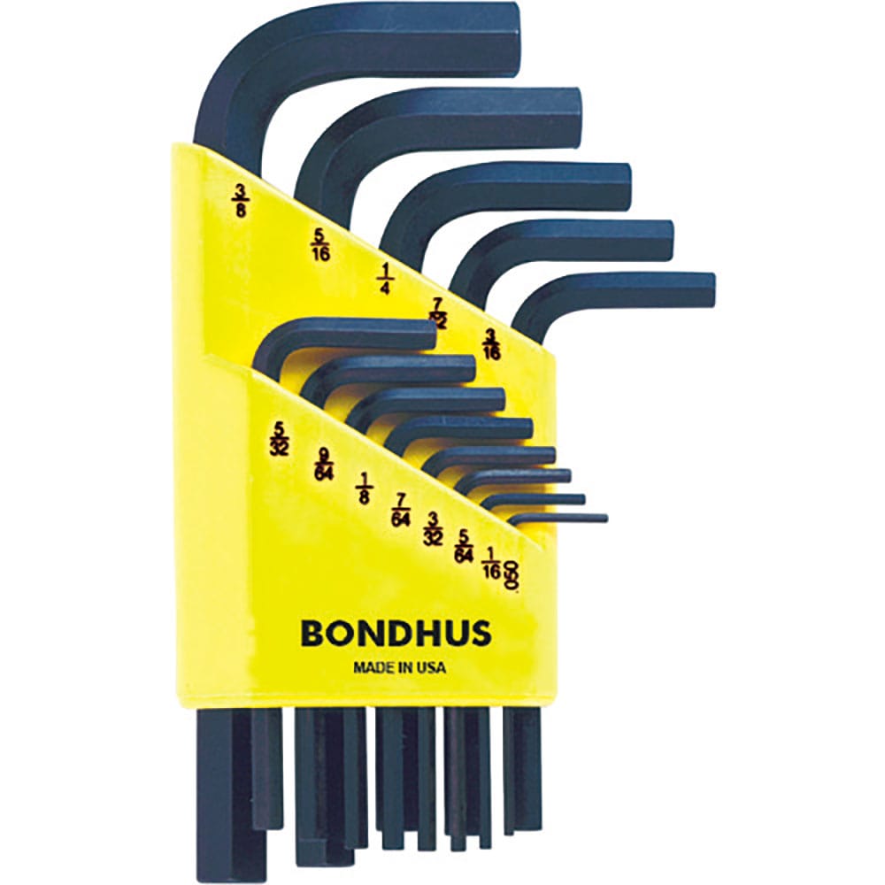 ボンダス　インチ１３本組六角ショート　Ｌレンチセット