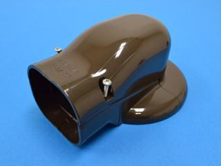 イナバ　スリムダクトＳＤ　ウォールコーナーエアコンキャップ用　（壁面取り出し）　ＳＷＭ－７７Ｂ　ブラウン