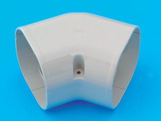 イナバ　スリムダクトＬＤ　コーナー平面４５°（平面４５°曲り）　ＬＤＫＦ－９０Ｉ　アイボリー