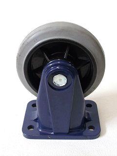 静音台車　４００ｋｇ用　固定キャスター　ブラック