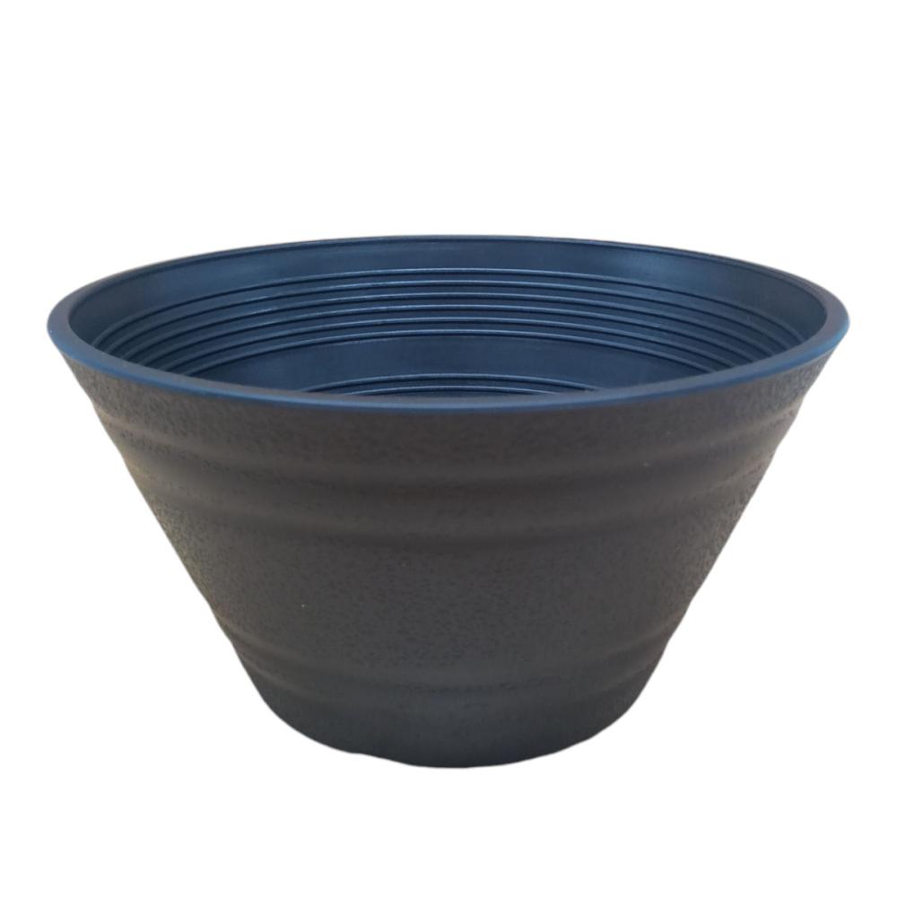 明和　セラアート平鉢　１５号　黒