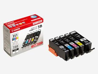 キャノン BCI-351XL 350XL/5MP　大容量 ５色ﾊﾟｯｸ　純正インクカートリッジ