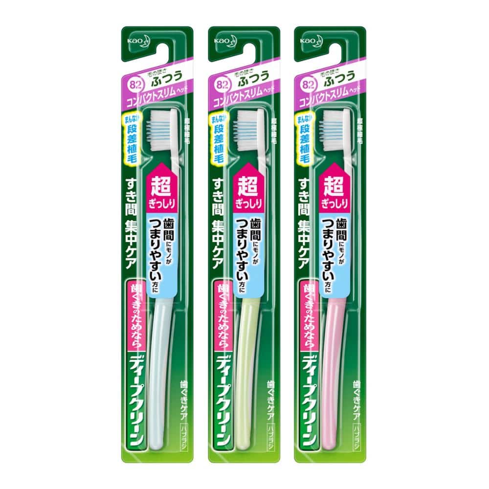 花王　ディープクリーン　歯ブラシ　コンパクトスリム　ふつう