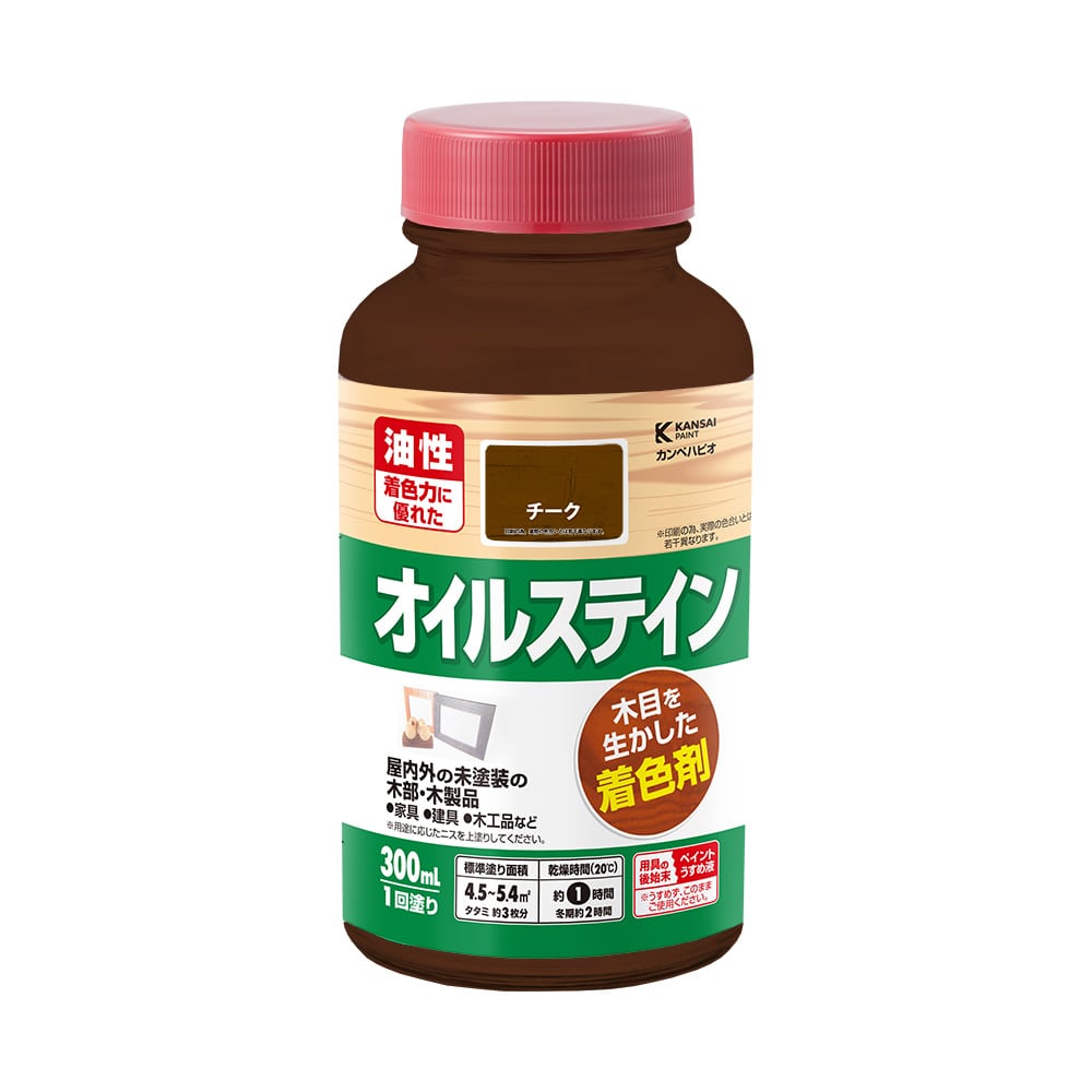 オイルステインＡ　３００ｍＬ　チーク