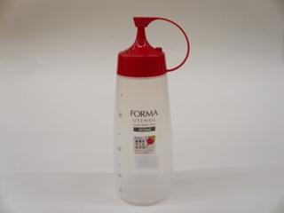 フォルマ　調味料ボトル　細口４００ｍＬ　レッド
