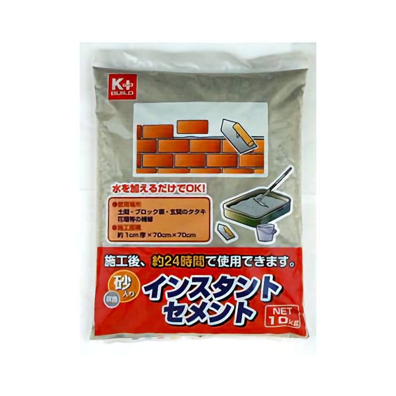 Ｋ＋ＢＵＩＬＤ　インスタントセメント　灰　１０ｋｇ