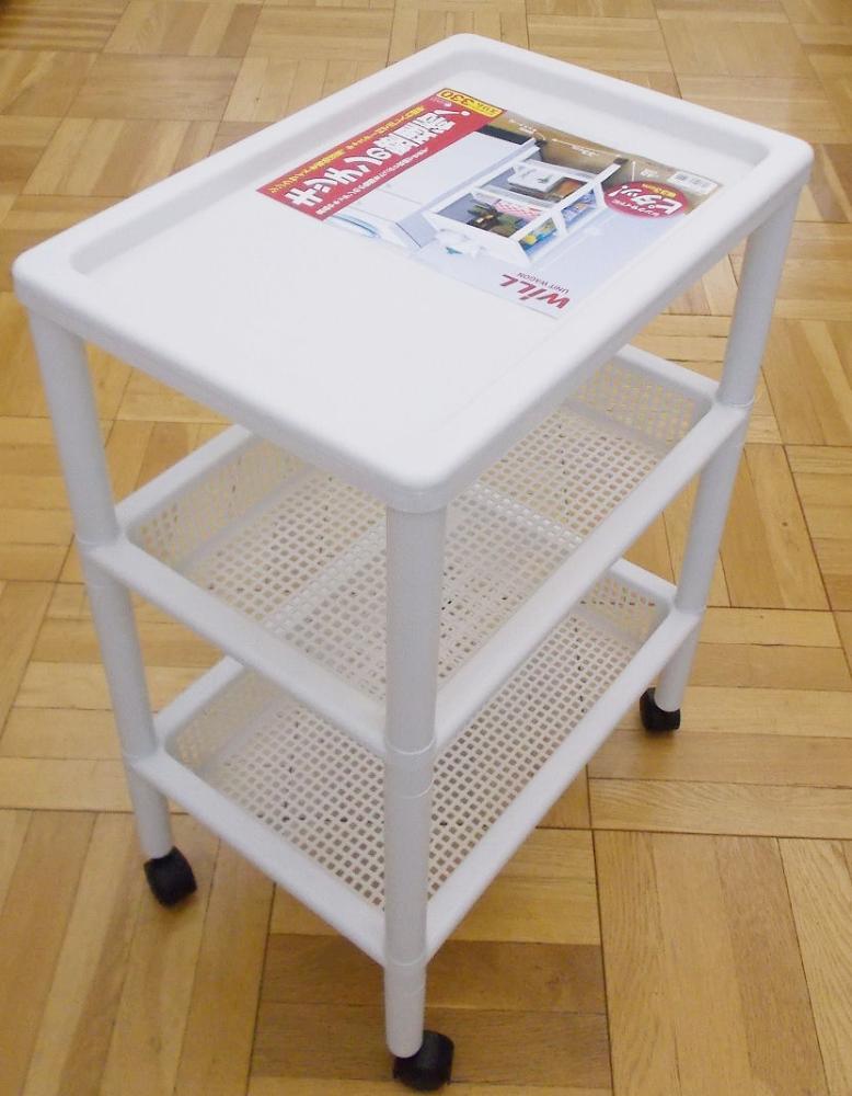 ユニットワゴンスリム　３３０　ホワイト