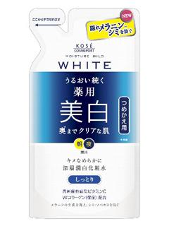 コーセー　モイスチュア　マイルドホワイトローション　Ｍ　しっとり　詰替　１６０ｍＬ