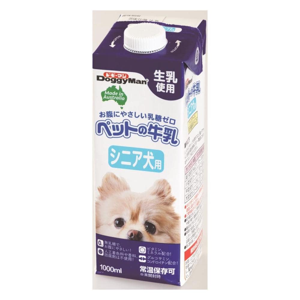 ドギーマン　ペットの牛乳　シニア犬用　１０００ｍＬ