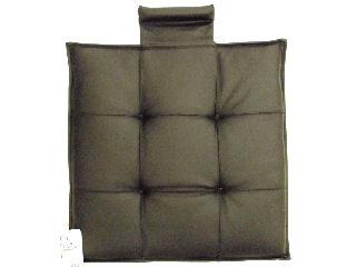 レザー調クッション　Ｓ　２３ＫＭＣ０３　ブラック