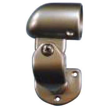 シクロケア室外手すり　壁付自在エンド　左　　　　ブロンズ　３５