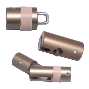 シクロケア室外手すり　屋外用　はね上げブラケットセット　ブロンズ　３５