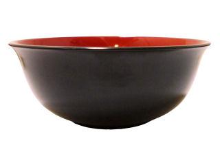 【会津塗】ラーメン丼　黒内朱１８ｃｍ　１１５０ｍＬ