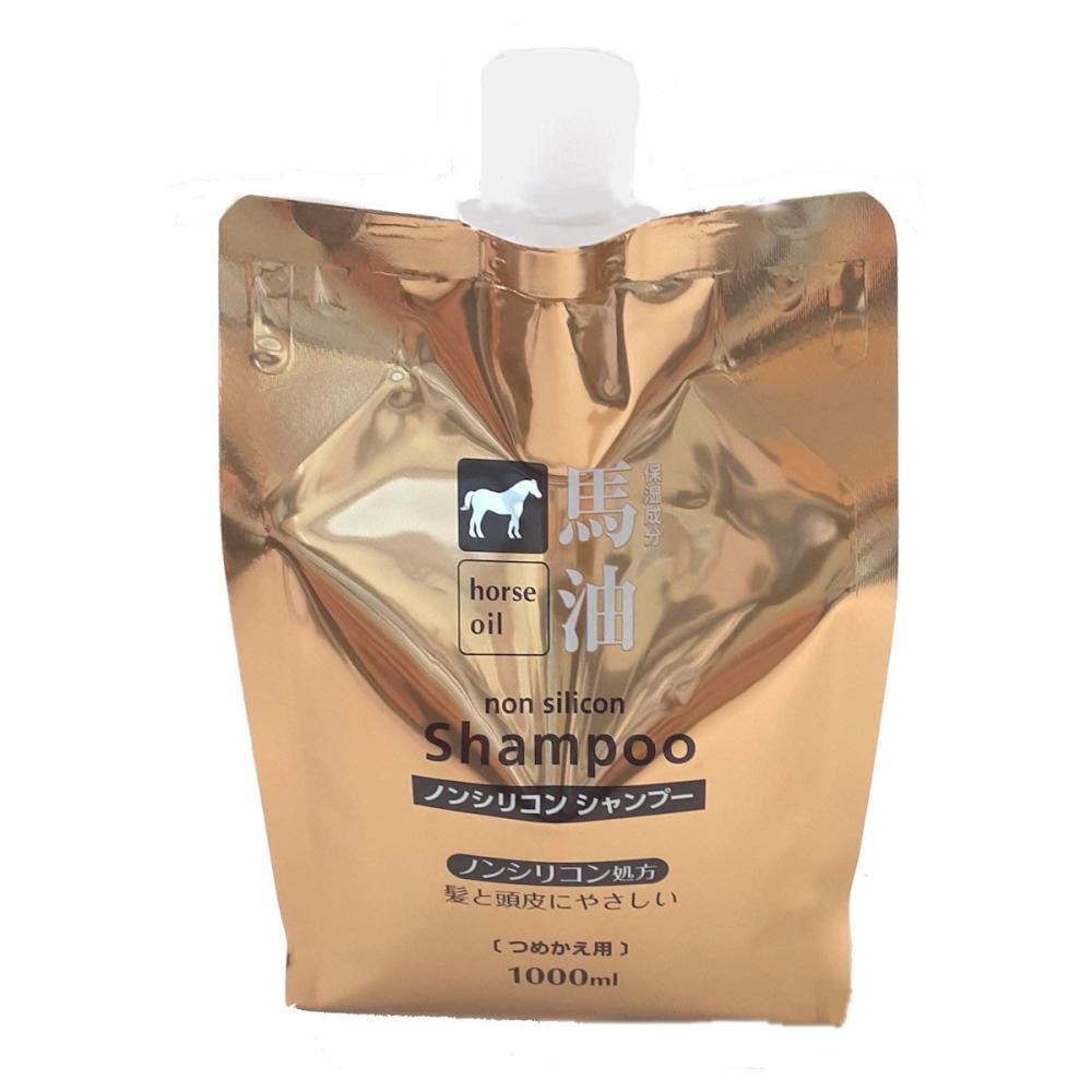 熊野油脂　馬油シャンプー　詰め替え用　１０００ｍＬ