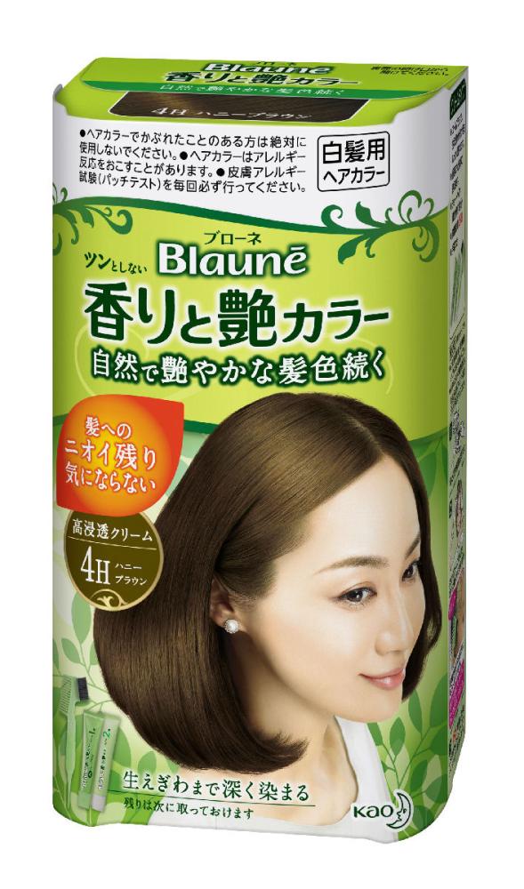 花王　ブローネ　香りと艶カラークリーム　４Ｈハニーブラウン