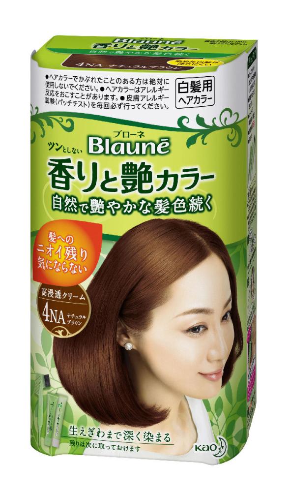 花王　ブローネ　香りと艶カラークリーム　４ＮＡナチュラルブラウン
