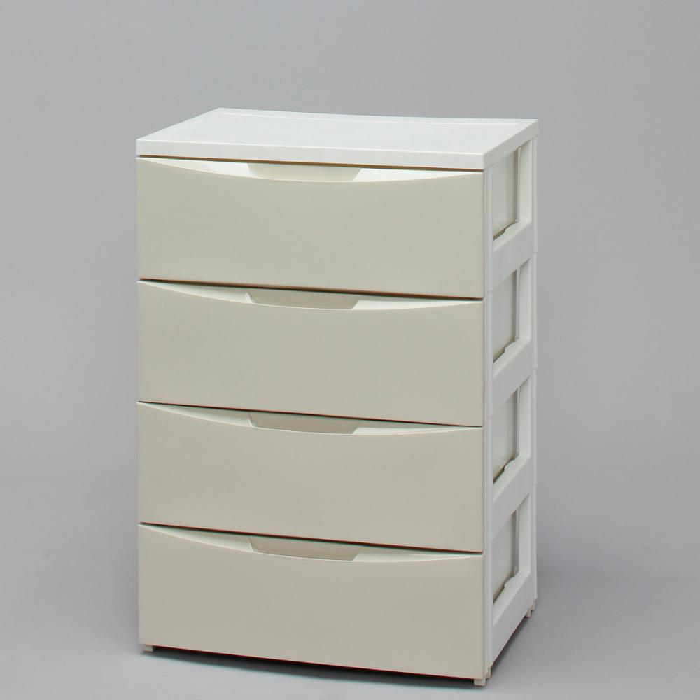 ワイドチェスト　ホワイト／アイボリー　ＣＯＤ－５５４