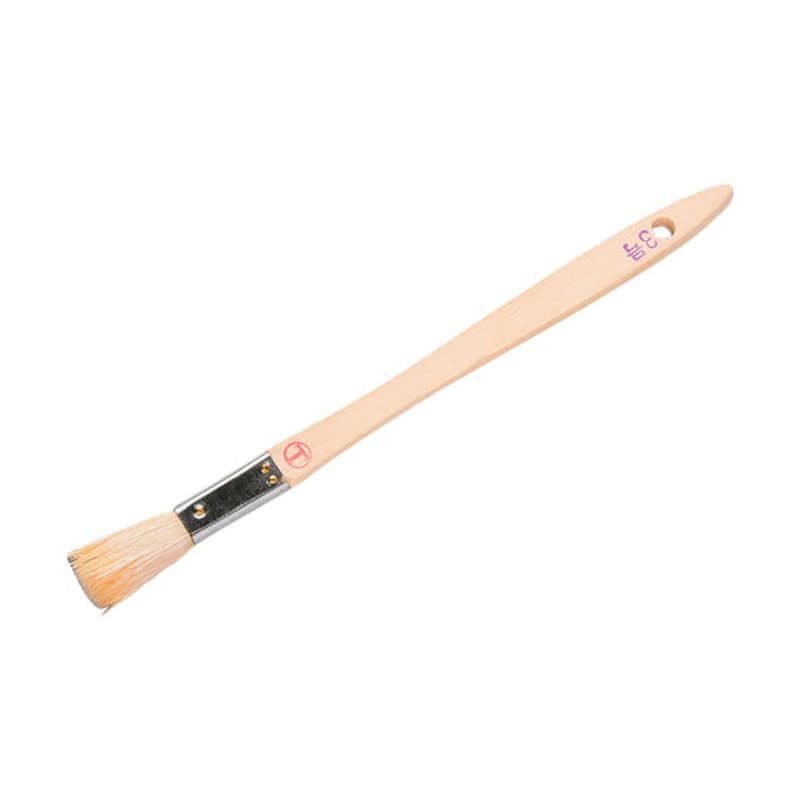 大塚刷毛　　白毛金巻刷毛　３号