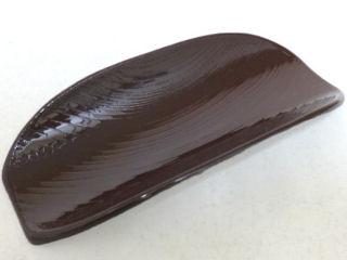 【山中塗】和風おしぼり受け　茶