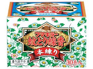 フマキラー　蚊取り線香　本練り　３０巻　函入り