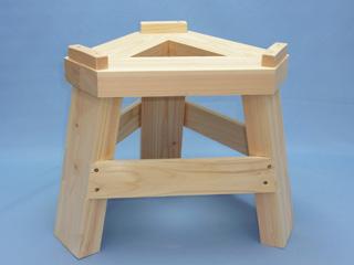 ひのき　石臼用木台　ナガノ　１升用