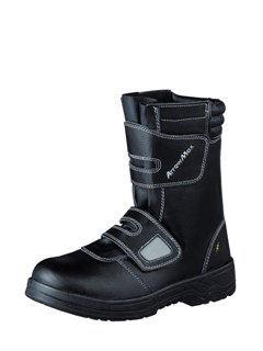 福山ゴム　軽量制電耐油安全スニーカー　＃８０　ブラック　２６．０ｃｍ