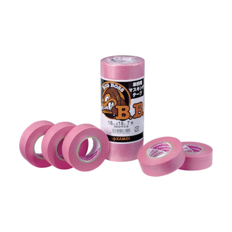 カモ井加工紙　ＢＩＧＢＯＳＳ　車両塗装用マスキングテープ　２０ｍｍ×１８ｍ　６巻