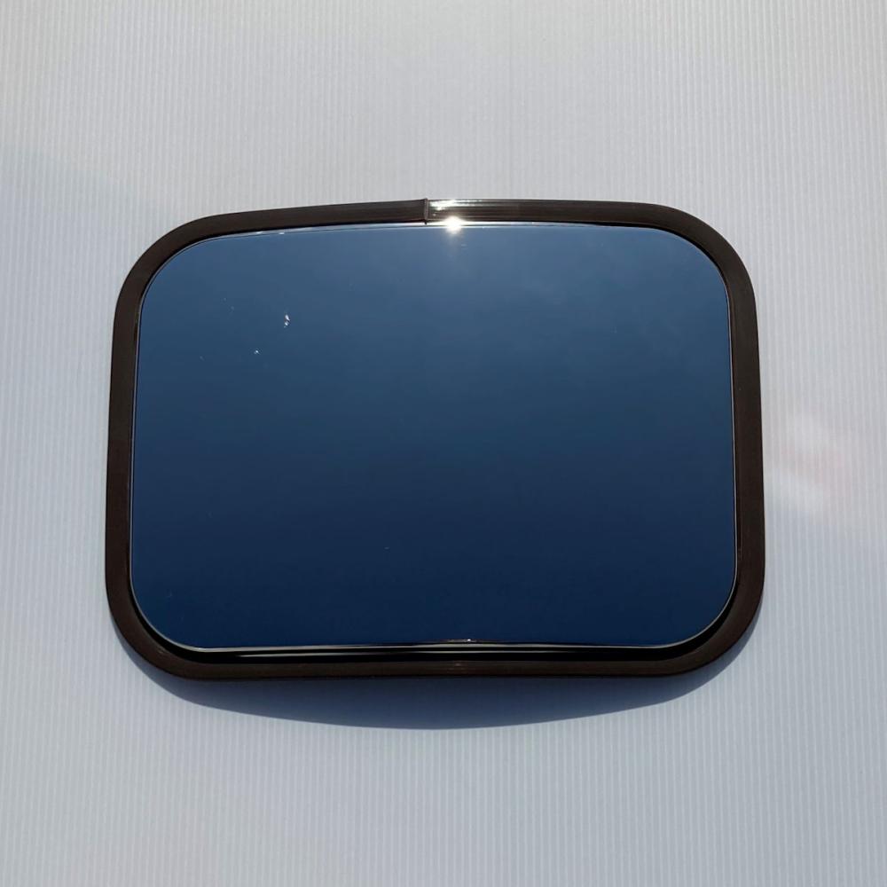 ステンレスカーブミラー角　３００×２２０　ブラウン