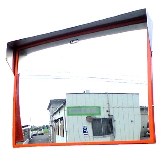 アクリルカーブミラー　角６００×８００