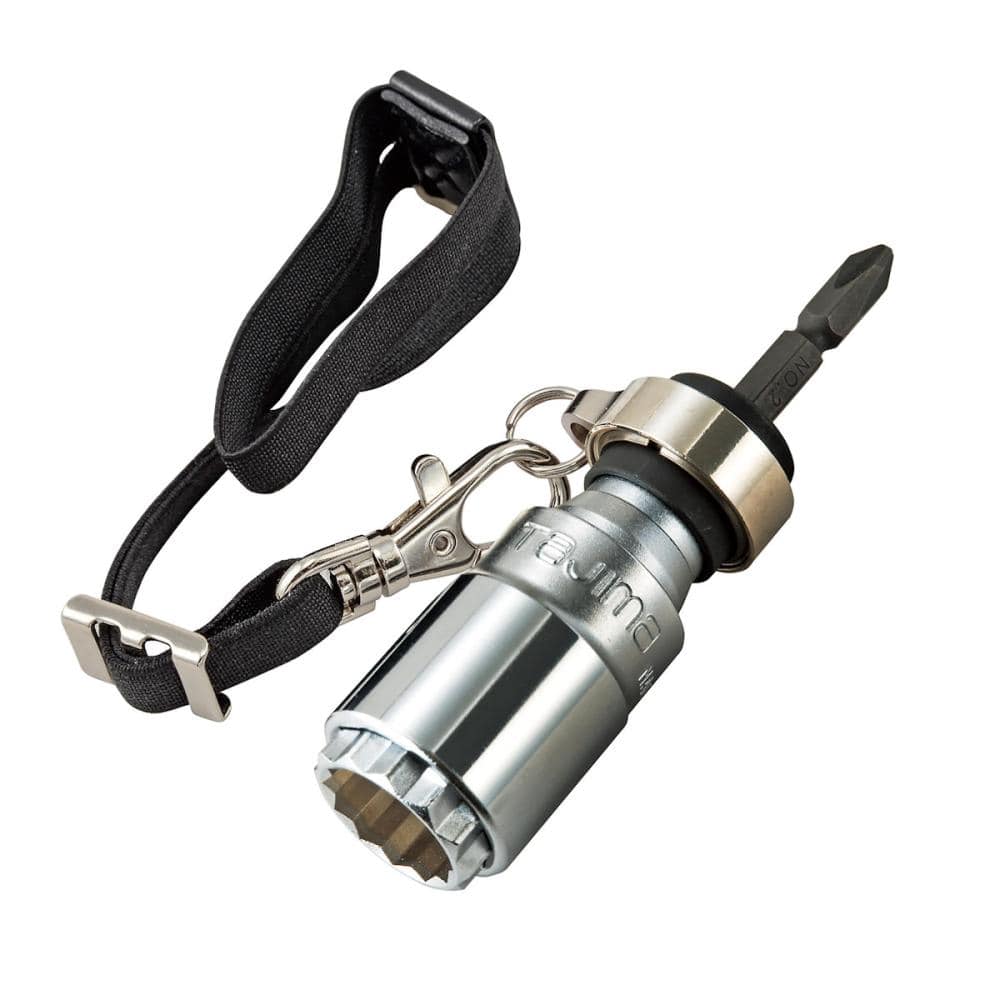 タジマ（ＴＪＭデザイン）　ビット交換ソケット　１７×２１ｍｍ落下防止　１２角　　ＢＳ１７２１ＲＢ－１２Ｋ