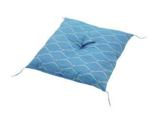 アテーナライフ　座布団　潮騒　ブルー　　５５×５９ｃｍ　銘仙判