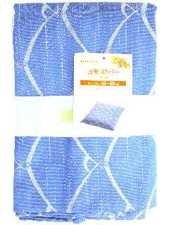 アテーナライフ　座布団カバー　潮騒　ブルー　５５×５９ｃｍ　銘仙判