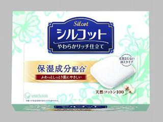 ユニ・チャーム　シルコット　プレミアムコットン　やわらか仕立て　６６枚