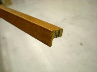 壁見切　Ｌ型　ミディアムブラウン　ＭＫＴＭ－００５