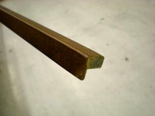 壁見切　Ｌ型　ダークブラウン　ＭＫＴＤ－００５