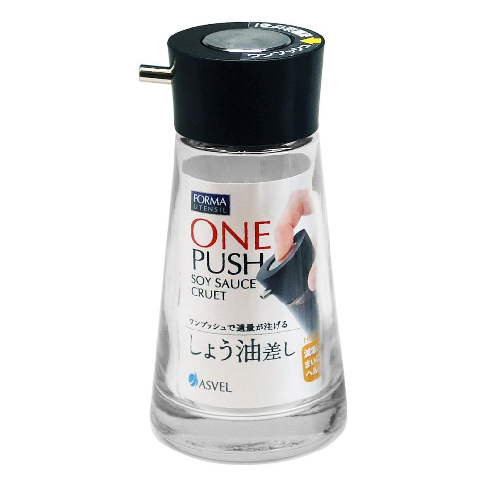 アスベル　フォルマプッシュしょうゆ差し　Ｍ　１００ｍＬ　ブラック
