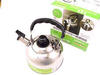 ステンレス製笛吹きケトル　１．６Ｌ