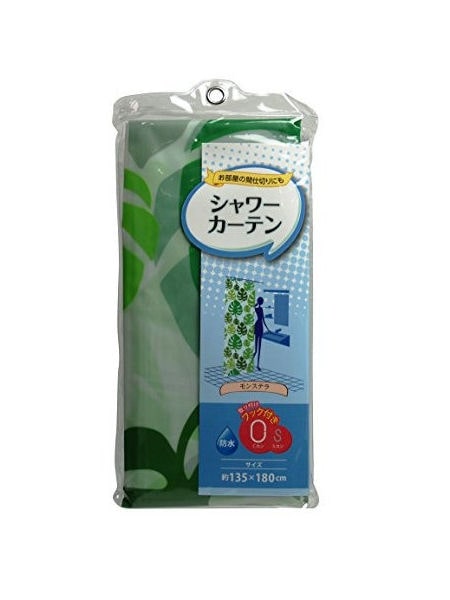 シャワーカーテンＥＶＡ　モンステラ