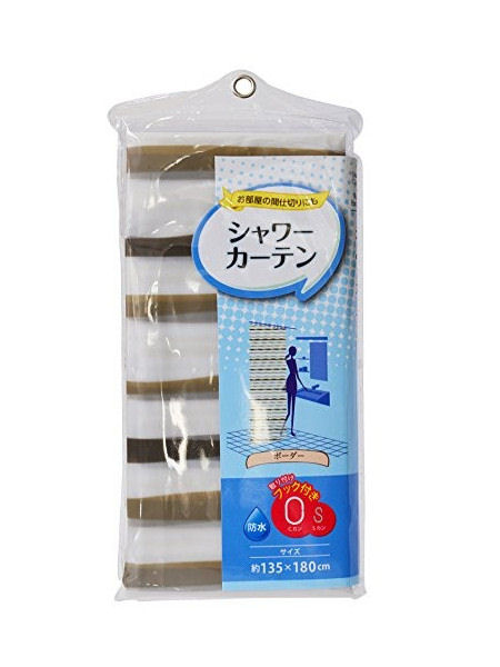 シャワーカーテンＥＶＡ　ボーダー